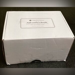 Think Tank Scholar Math Learning Bundle Flashcards Dice & Triangle Set New